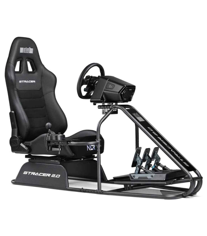 GTRACER Racing Simulator Cockpit with Adjustable Seat
